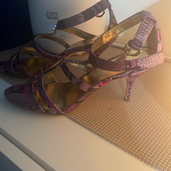 COACH, NEW,  Python Heels - Picture 2 of 11